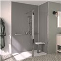 Panneau de douche Onyx 120 cm Gris