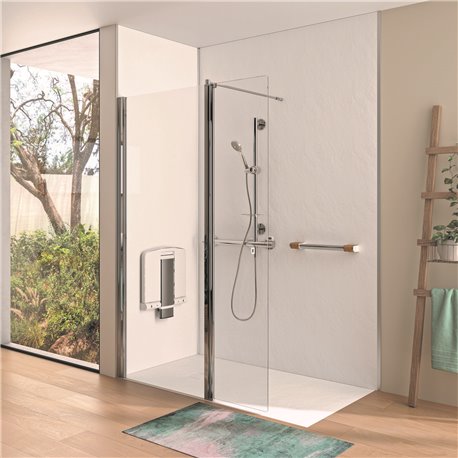 Panneau de douche Onyx 120 cm Blanc