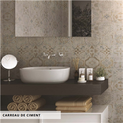 Panneau de douche New Style 120 cm Carreau de ciment