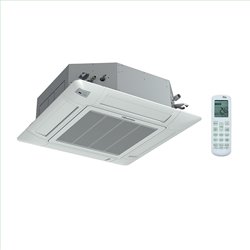 Climatiseur Cassette 4 voies 900x900, 11.3 kWatts Monophasé R32