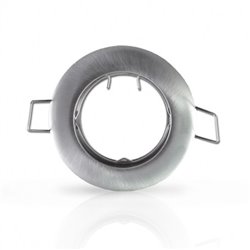 Support plafond orientable, rond argent Ø78 mm SUPPORT PLAFOND