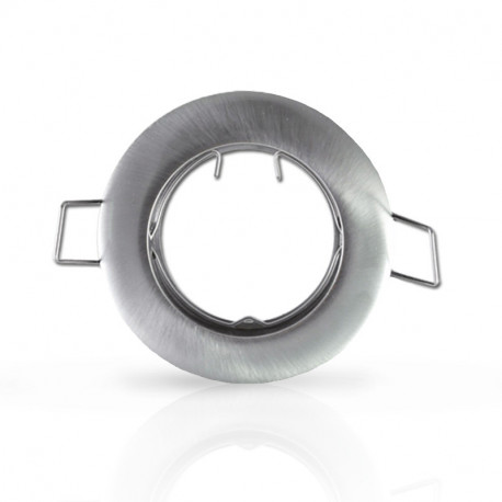 Support plafond orientable, rond argent Ø78 mm SUPPORT PLAFOND