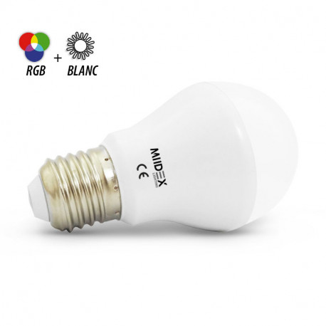 Ampoule LED E27 6W 550 lm RGB + Blanc 