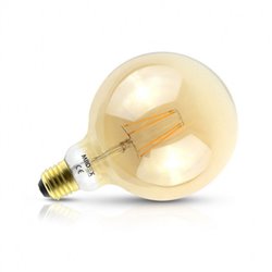 Ampoule LED E27 8W 1000 Lm Blanc chaud - G125 