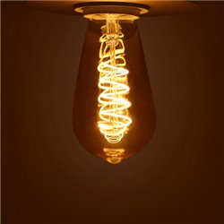 Ampoule LED E27 4W 250 Lm Blanc chaud Edison