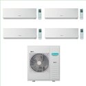Climatiseur quadri split New Comfort 5AMW125U4RTA, Tailles 35 + 35 + 35 + 35 R32