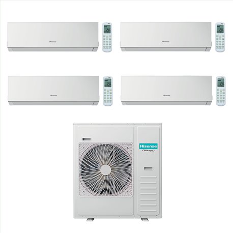 Climatiseur quadri split New Comfort 5AMW125U4RTA, Tailles 20 + 25 + 25 + 35 R32 Climatiseur quadri split New Comfort 5AMW125U4RTA, Tailles 20 + 25 + 25 + 35 R32