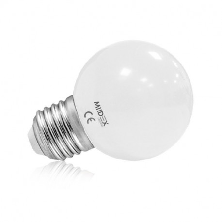 Ampoule LED E27, 1W 50 Lm Blanc chaud  G45