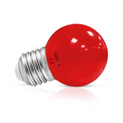 Ampoule LED E27 1W Rouge 
