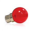 Ampoule LED B22 1W rouge 