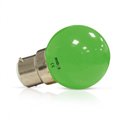Ampoule LED B22 1W verte 
