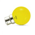 Ampoule LED B22 1W jaune 