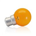 Ampoule LED B22 1W orange 