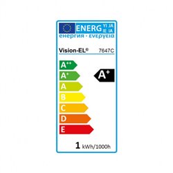 Ampoule LED B22 1W orange 
