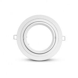 Support plafond rond orientable, blanc Ø170 mm  SUPPORT PLAFOND