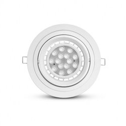 Support plafond rond orientable, blanc Ø170 mm  SUPPORT PLAFOND