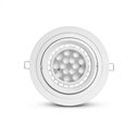 Support plafond rond orientable, blanc Ø170 mm  SUPPORT PLAFOND