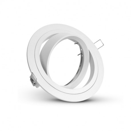 Support plafond rond orientable, blanc Ø170 mm  SUPPORT PLAFOND