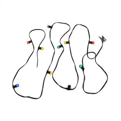 Guirlande foraine 10 m 10 douilles B22 + ampoules