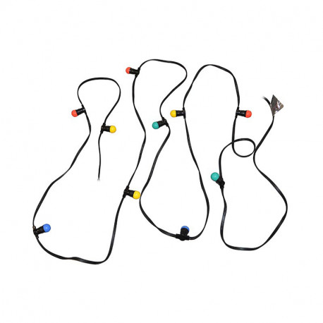 Guirlande foraine 10 m 10 douilles B22 + ampoules