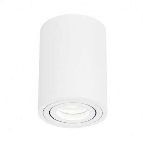 Support de spot saillie GU10, Cylindre blanc ACACIA