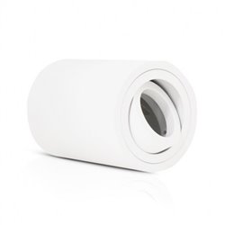 Support de spot saillie GU10, Cylindre blanc ACACIA