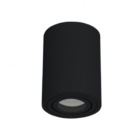 Support de spot saillie GU10, Cylindre noir ACACIA