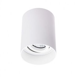 Support de spot saillie GU10, Cylindre blanc ACACIA BASSE LUMINANCE