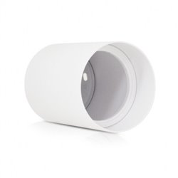 Support de spot saillie GU10, Cylindre blanc ACACIA BASSE LUMINANCE