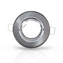 Support plafond orientable, rond argent Ø86 mm SUPPORT PLAFOND