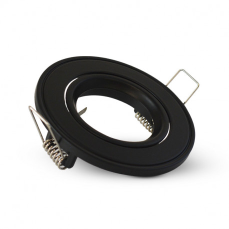 Support plafond rond orientable, noir Ø86 mm  SUPPORT PLAFOND