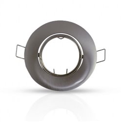 Support plafond orientable, rond argent Ø92 mm SUPPORT PLAFOND