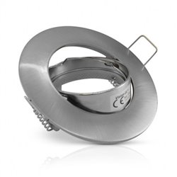 Support plafond orientable, rond argent Ø92 mm SUPPORT PLAFOND