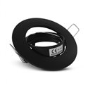 Support plafond rond orientable, noir Ø92 mm  SUPPORT PLAFOND