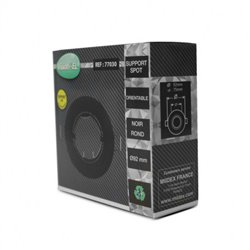 Support plafond rond orientable, noir Ø92 mm  SUPPORT PLAFOND