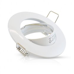 Support plafond orientable, rond blanc Ø92 mm SUPPORT PLAFOND