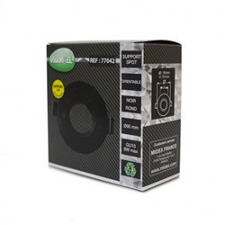 Support plafond rond orientable, noir Ø90 mm  SUPPORT PLAFOND