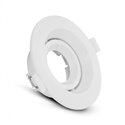 Support de spot rond orientable, blanc Ø110 mm  SUPPORT PLAFOND