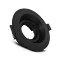 Support de spot rond orientable, noir Ø110 mm  SUPPORT PLAFOND