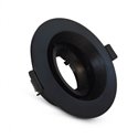 Support de spot rond orientable, noir Ø110 mm  SUPPORT PLAFOND