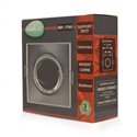 Support plafond orientable, carré argent 84x84 mm SUPPORT PLAFOND