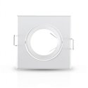 Support plafond orientable, carré blanc 84x84 mm SUPPORT PLAFOND