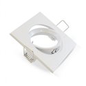 Support plafond orientable, carré blanc 84x84 mm SUPPORT PLAFOND