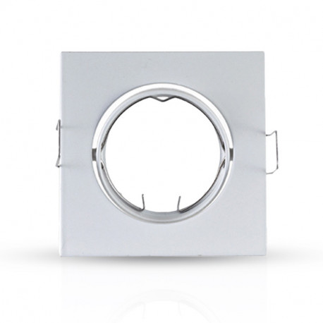 Support plafond orientable, carré blanc 85x85 mm SUPPORT PLAFOND