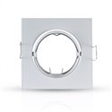 Support plafond orientable, carré blanc 85x85 mm SUPPORT PLAFOND