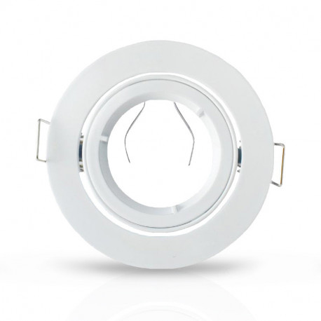 Support plafond orientable, rond blanc Ø45 mm SUPPORT PLAFOND