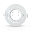 Support plafond orientable, rond blanc Ø45 mm SUPPORT PLAFOND