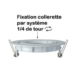 Support plafond orientable, rond blanc Ø45 mm SUPPORT PLAFOND