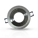 Support plafond orientable, rond alu brossé Ø78 mm SUPPORT PLAFOND