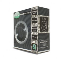 Support plafond orientable, rond alu brossé Ø78 mm SUPPORT PLAFOND